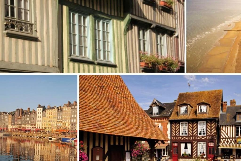 Maison A Colombages Pres De Deauville, Trouville Formentin Bagian luar foto