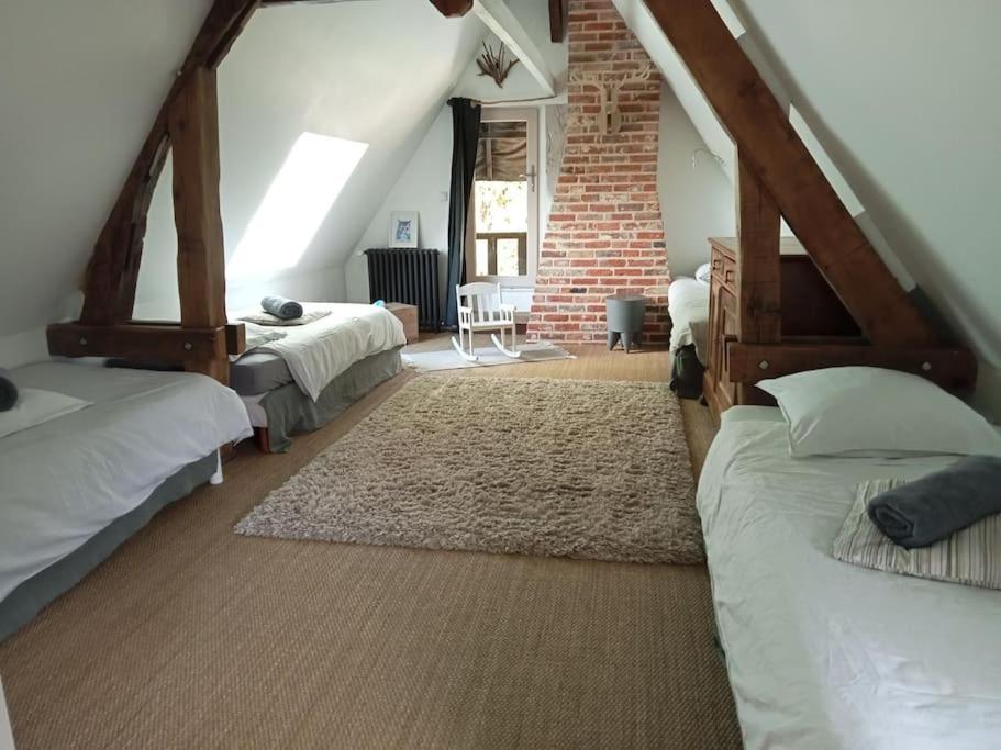 Maison A Colombages Pres De Deauville, Trouville Formentin Bagian luar foto